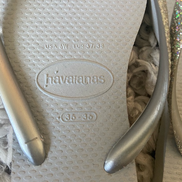 Havaianas Slim Glitter Flip Flops - Picture 5 of 5